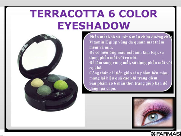 Phấn Mắt Terracotta 6 Màu