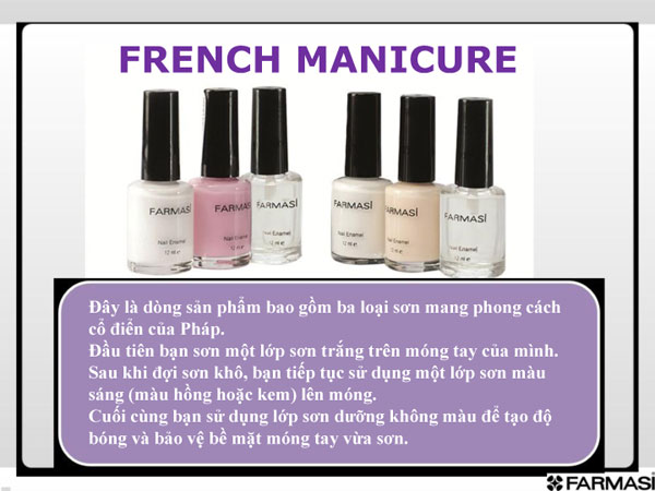 Sơn Móng Tay French Manicure
