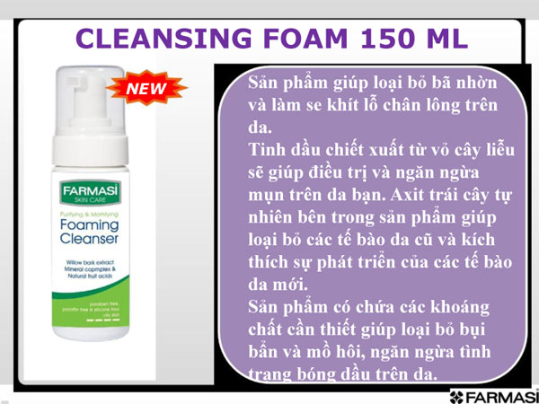 Nước Tẩy Trang Cleansing Foam 150L Cho Da Nhờn